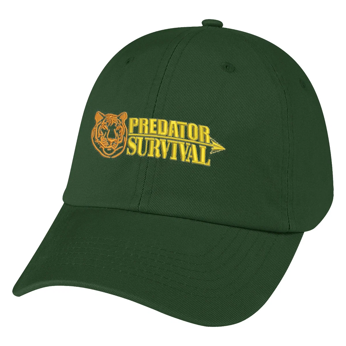 Side profile of the crown and shaped brim