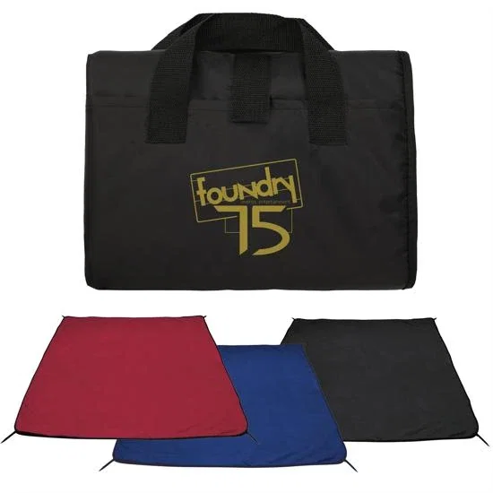 Water-Resistant Recycled Picnic Blanket with Stakes
