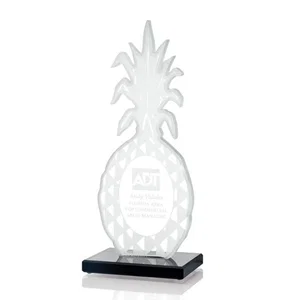 Waterjet-Cut Starfire Pineapple Award