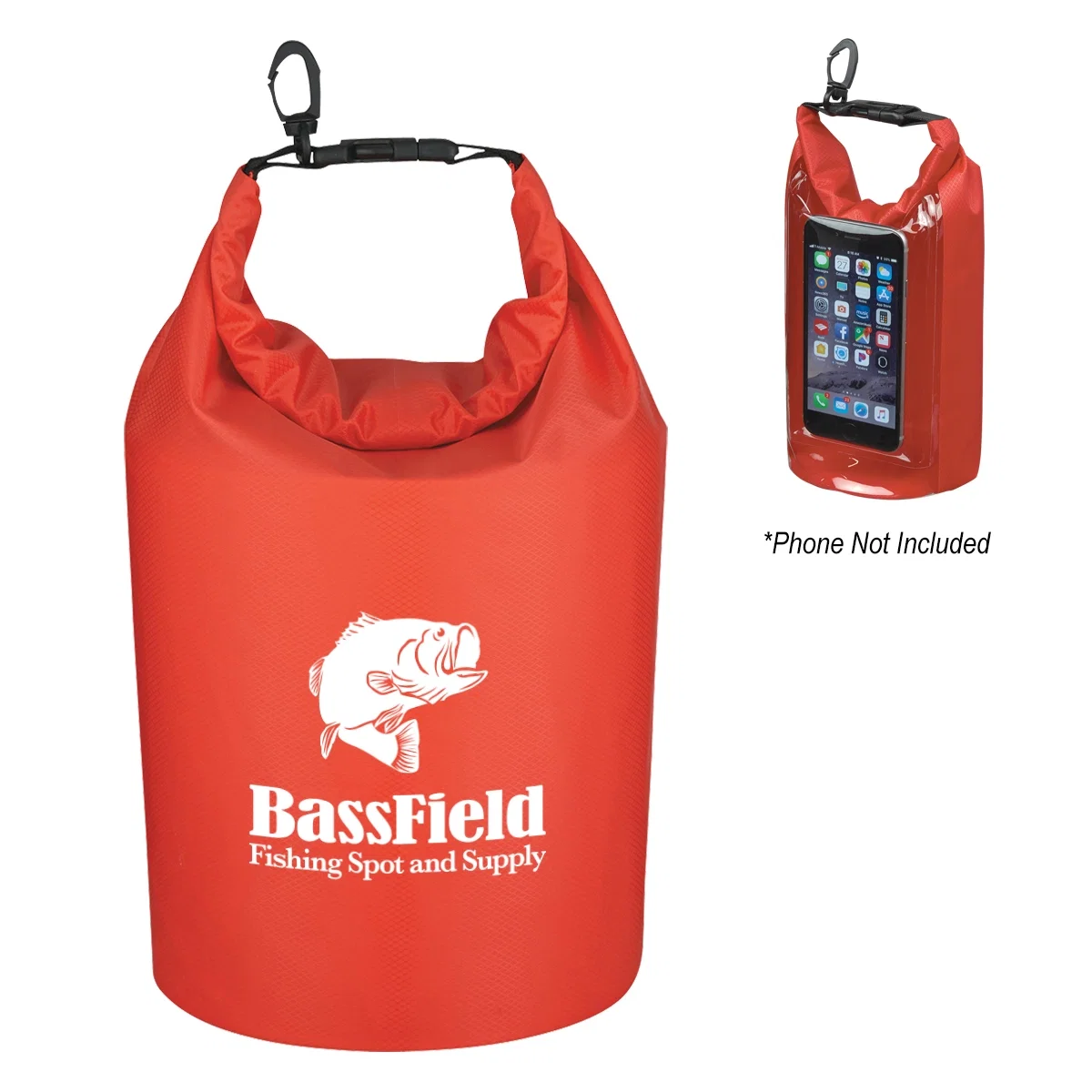 Transparent front lets you see what is packed inside