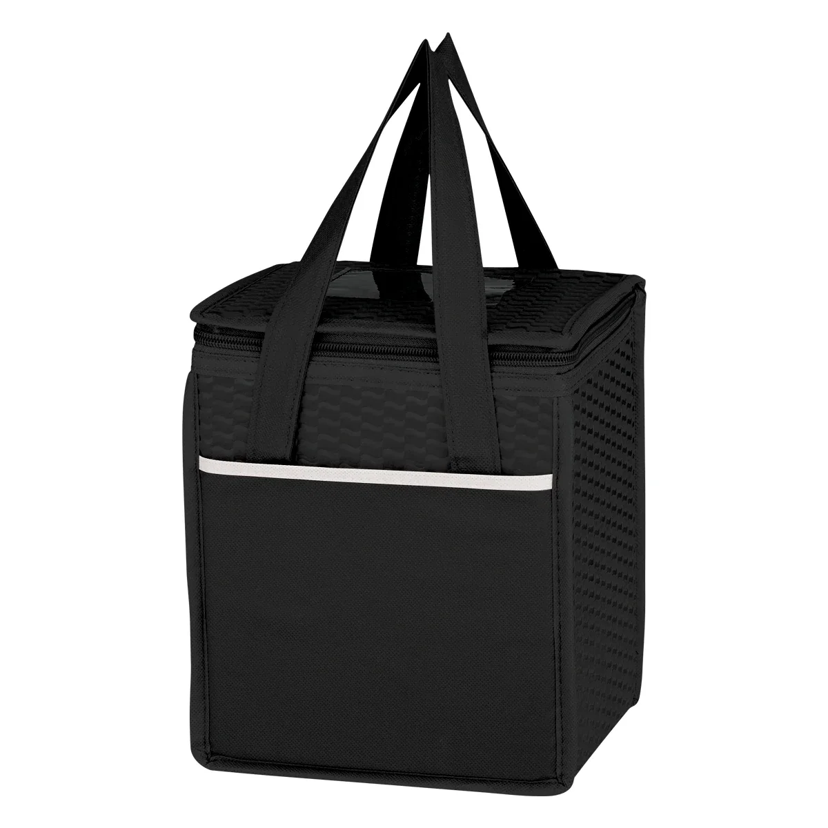 Wave Design Non-Woven Cooler Lunch Bag — view 11