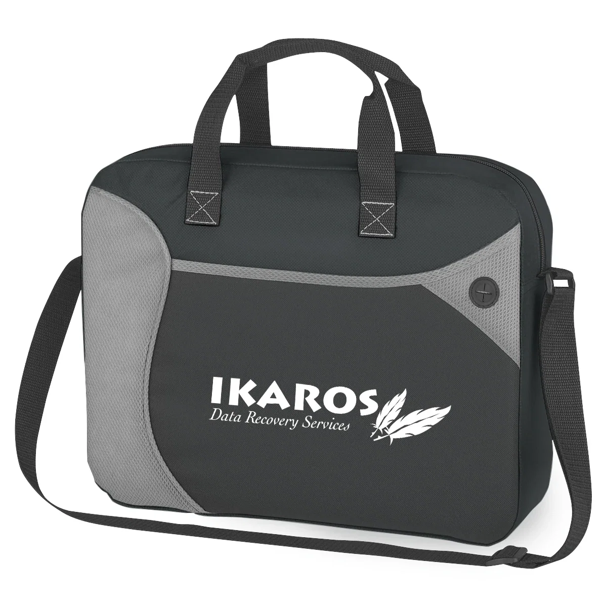 Fifteen inch wide case viewed from the back