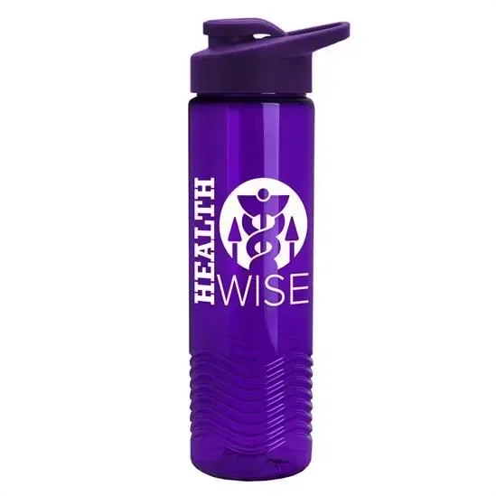 Wave Tritan® Bottle with Drink-Thru Lid (24 oz.)