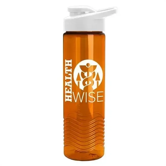 Wave Tritan® Bottle with Drink-Thru Lid (24 oz.) — view 16