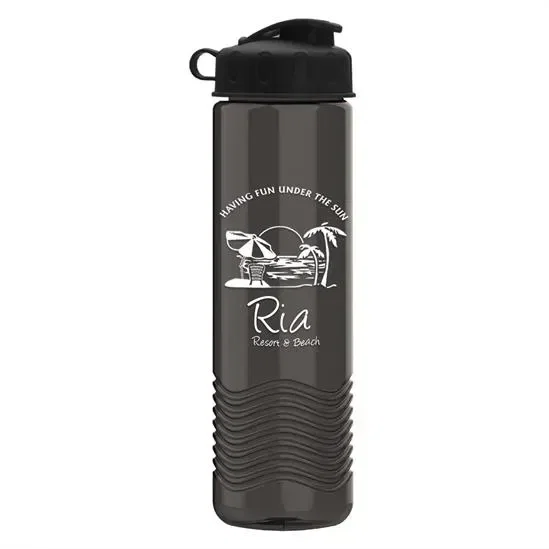 Wave Tritan® Bottle with Flip Lid (24 oz.) — view 2