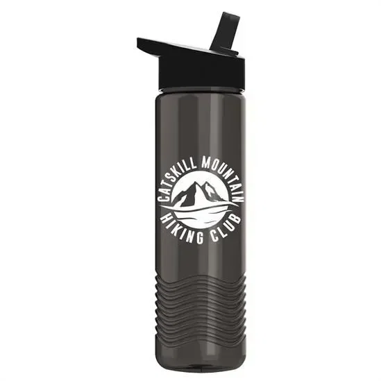 Wave Tritan® Bottle with Flip-Straw Lid (24 oz.) — view 8