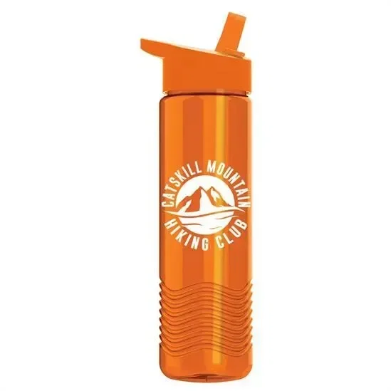 Wave Tritan® Bottle with Flip-Straw Lid (24 oz.) — view 9