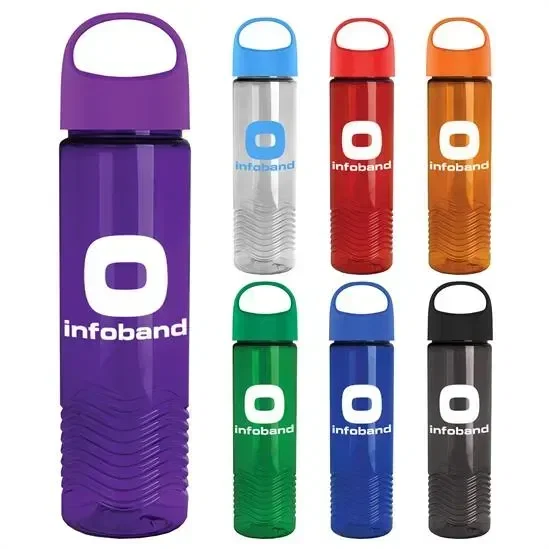 Wave Tritan® Bottle with Oval Crest Lid (24 oz.)