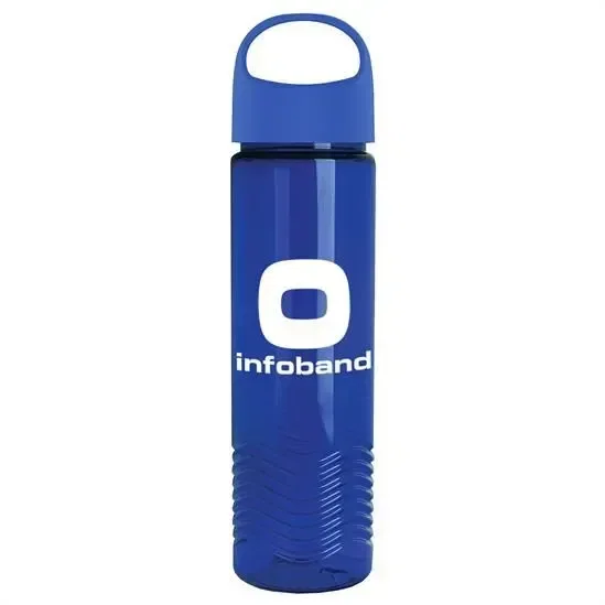 Wave Tritan® Bottle with Oval Crest Lid (24 oz.) — view 5