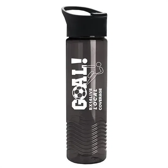 Wave Tritan® Bottle with Pop-Up Lid (24 oz.) — view 3