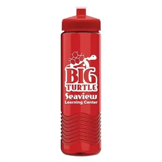 Wave Tritan® Bottle with Push-Pull Lid (24 oz.)