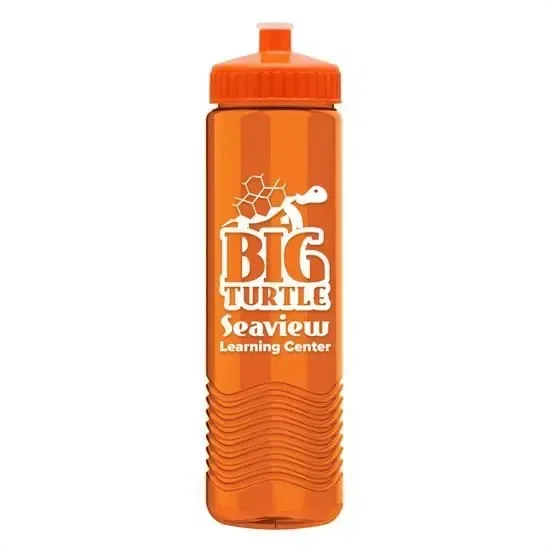 Wave Tritan® Bottle with Push-Pull Lid (24 oz.) — view 4