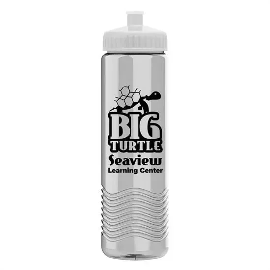 Wave Tritan® Bottle with Push-Pull Lid (24 oz.) — view 5