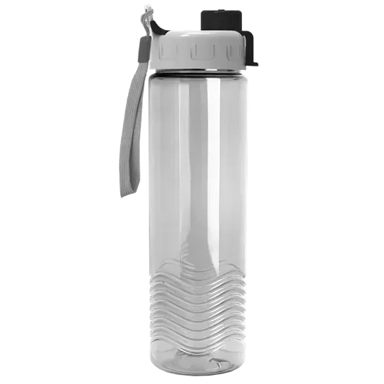 Wave Tritan® Bottle with Quick-Snap Lid (24 oz.) — view 2