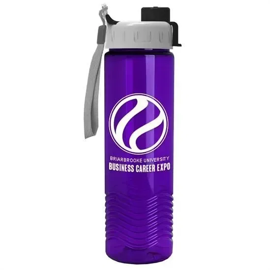 Wave Tritan® Bottle with Quick-Snap Lid (24 oz.) — view 3