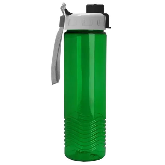 Wave Tritan® Bottle with Quick-Snap Lid (24 oz.) — view 4