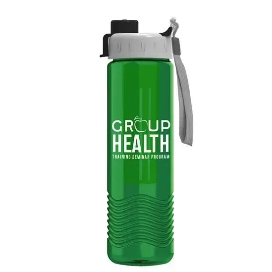 Wave Tritan® Bottle with Quick-Snap Lid and Infuser ( 24 oz.)