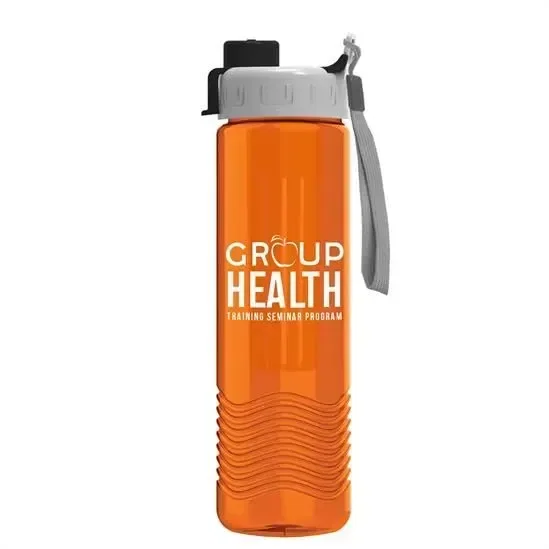 Wave Tritan® Bottle with Quick-Snap Lid and Infuser ( 24 oz.) — view 3