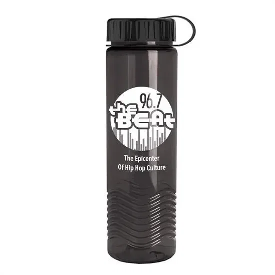 Wave Tritan® Bottle with Tethered Lid (24 oz.) — view 5