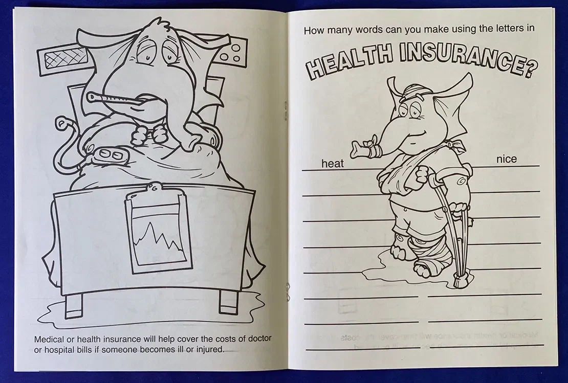We All Need Insurance Coloring Book — view 2