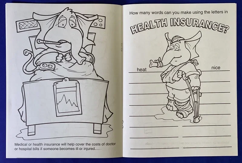 We All Need Insurance Coloring Book — view 2