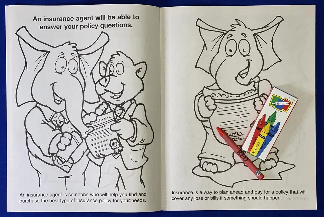 We All Need Insurance Coloring Book — view 3