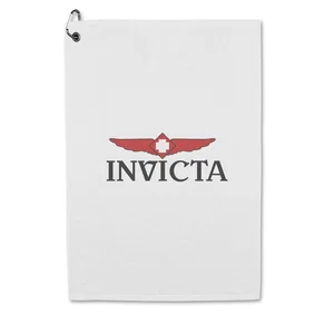 15 x 24 Inch Weekender Golf Towel with Carabiner, USA-Grown Cotton