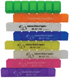 Weekly Pill Box 6"