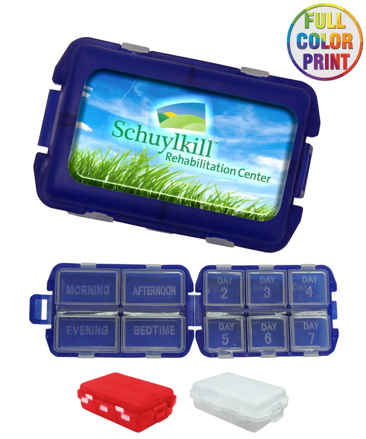 Weekly Pill Organizer Box - 7 Day Schedule — view 2