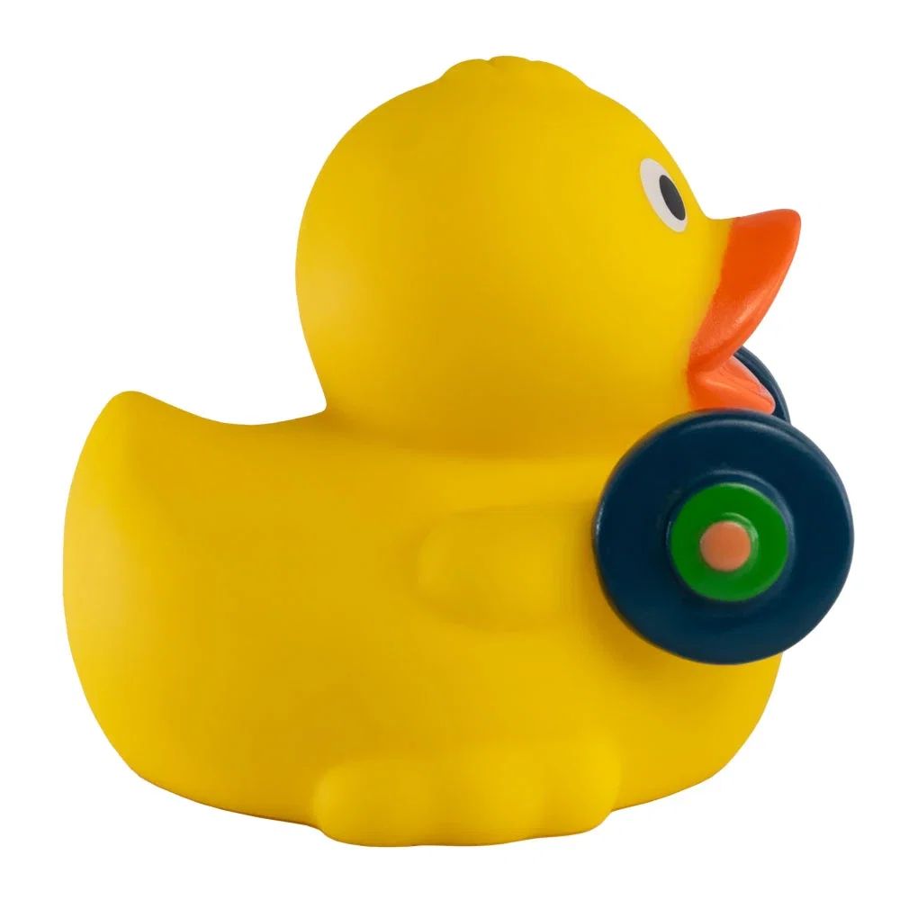 Weight Lifter Rubber Duck — view 4