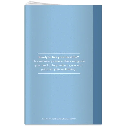 Wellness Journal & Activity Book detail view showing self-awareness prompts and puzzle layout