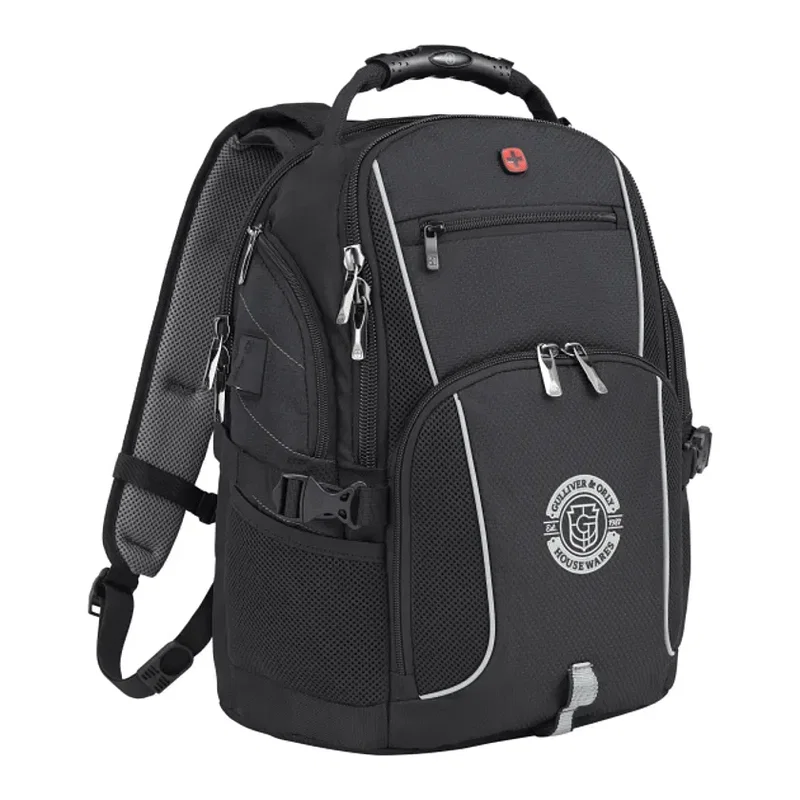 Custom Branded Wenger Pro II Computer Backpack - 17" — view 17