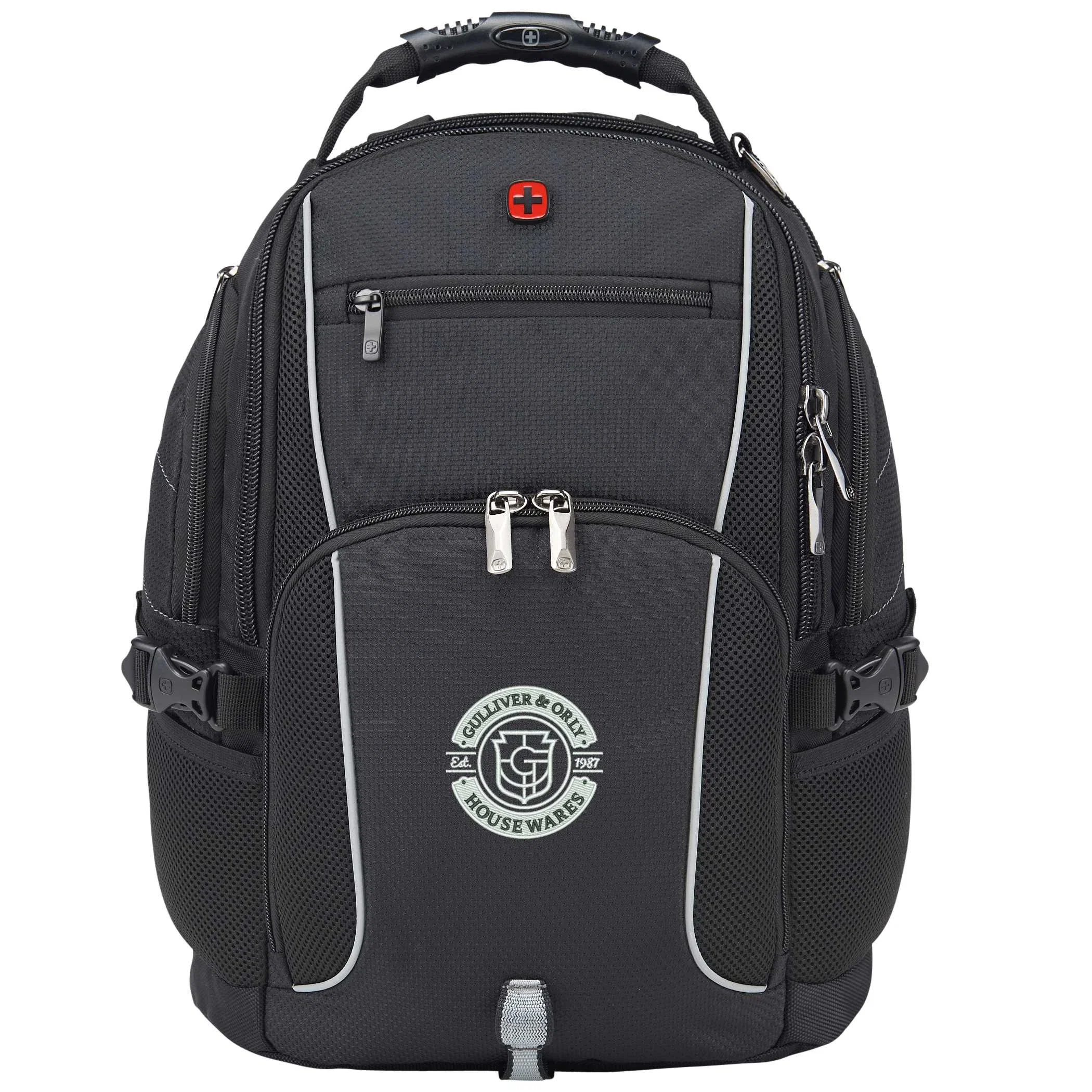 Custom Branded Wenger Pro II Computer Backpack - 17" — view 18