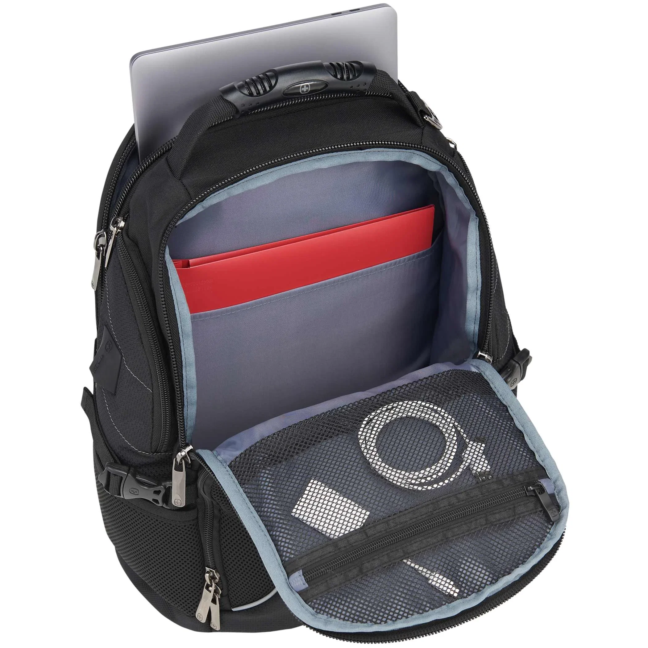 Custom Branded Wenger Pro II Computer Backpack - 17" — view 21