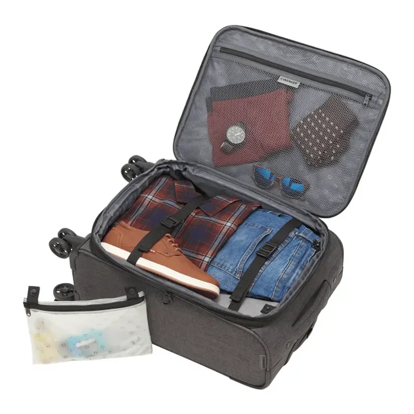 Branded Wenger RPET Carry-On - 21" Graphite — view 2