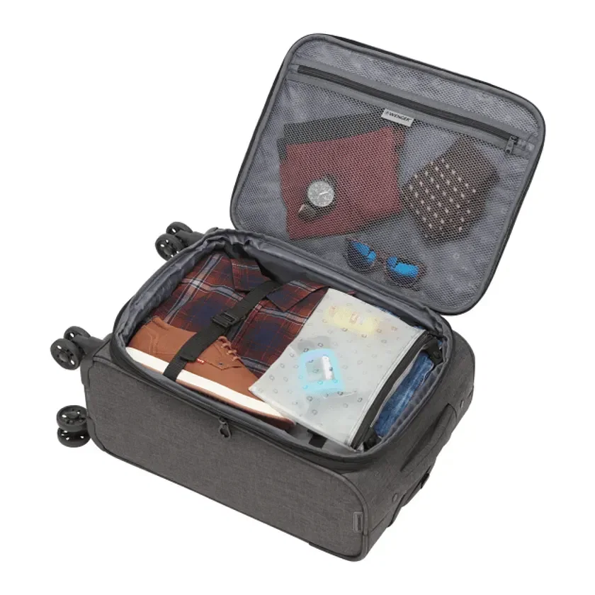 Branded Wenger RPET Carry-On - 21" Graphite — view 3