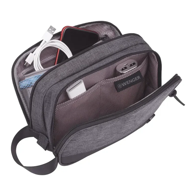 Wenger RPET Dual Compartment Dopp Kit — view 5