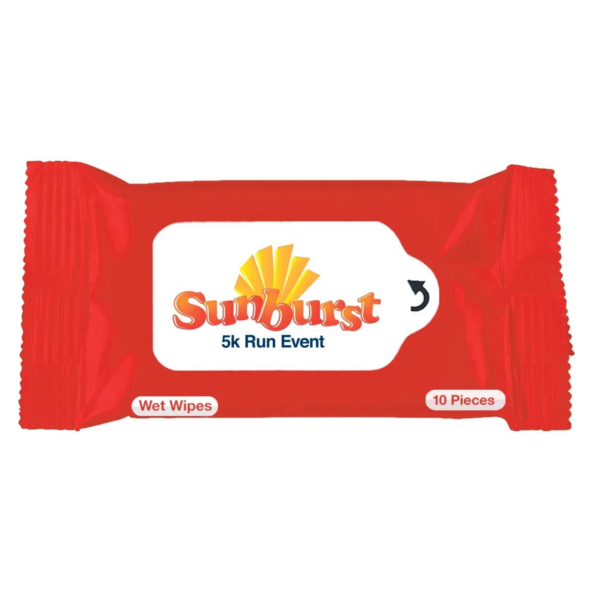 Blue pouch photographed against a plain background
