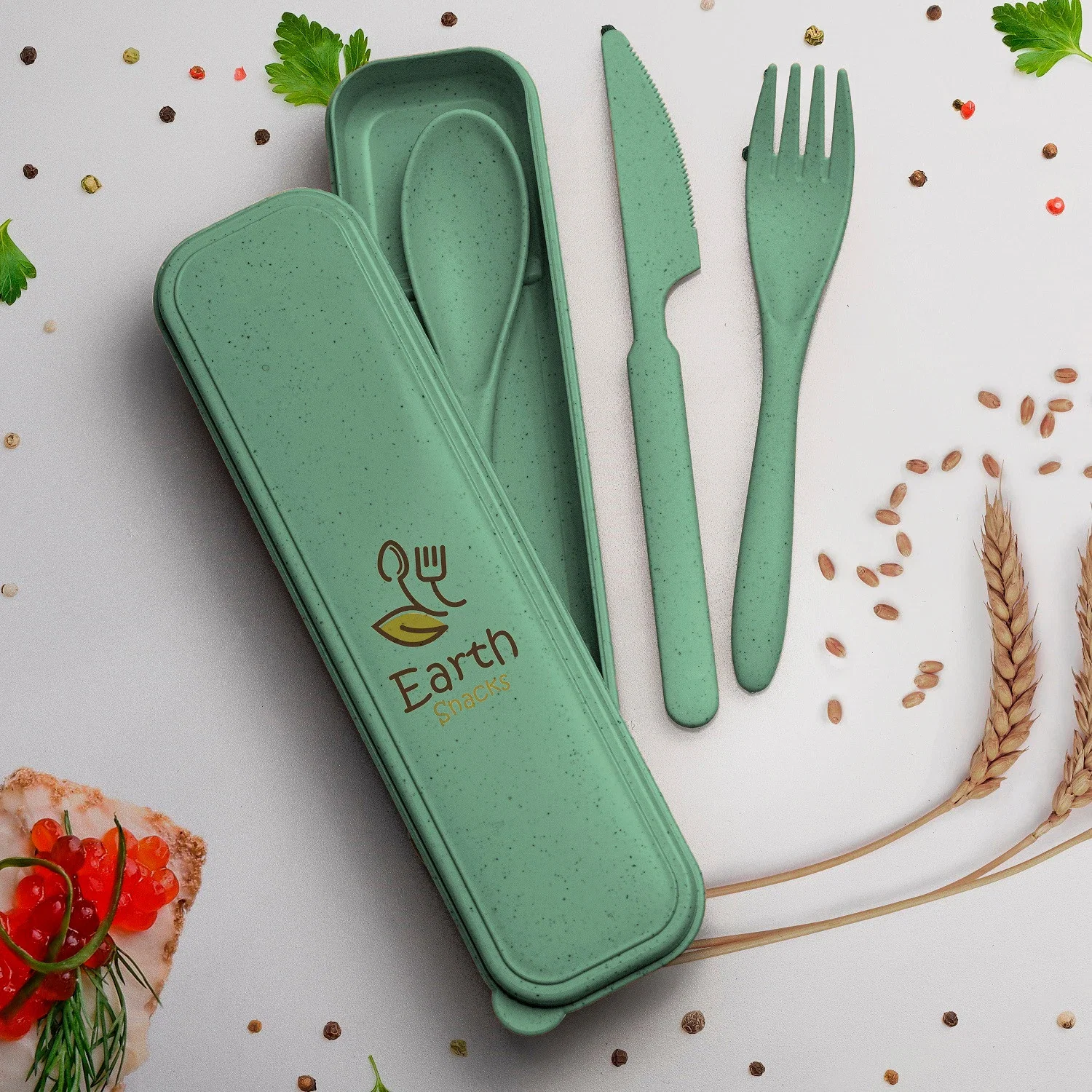 Wheat Straw Cutlery Set — view 3