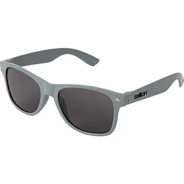 Wheat straw eco sunglasses side profile showing sustainable wheat-fiber temple arms
