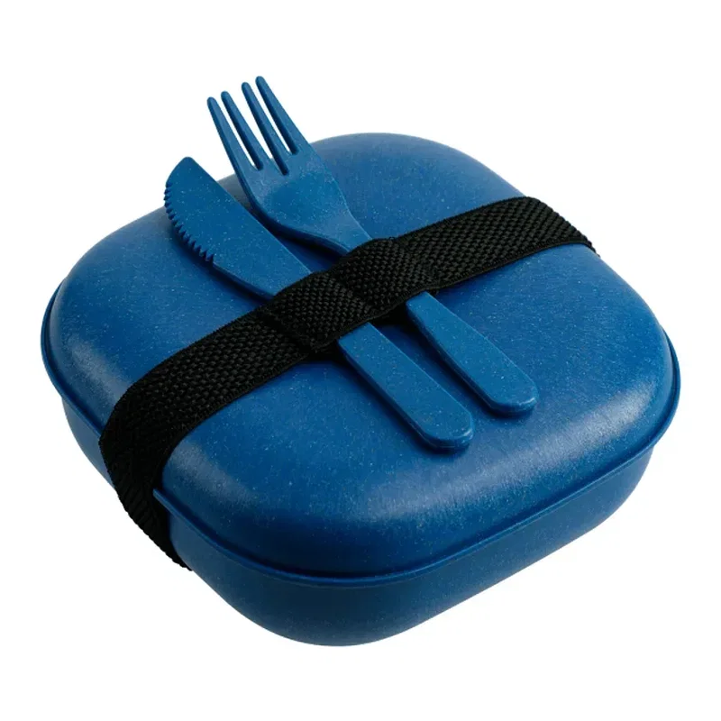Wheat Straw Food Storage with Utensils — view 9