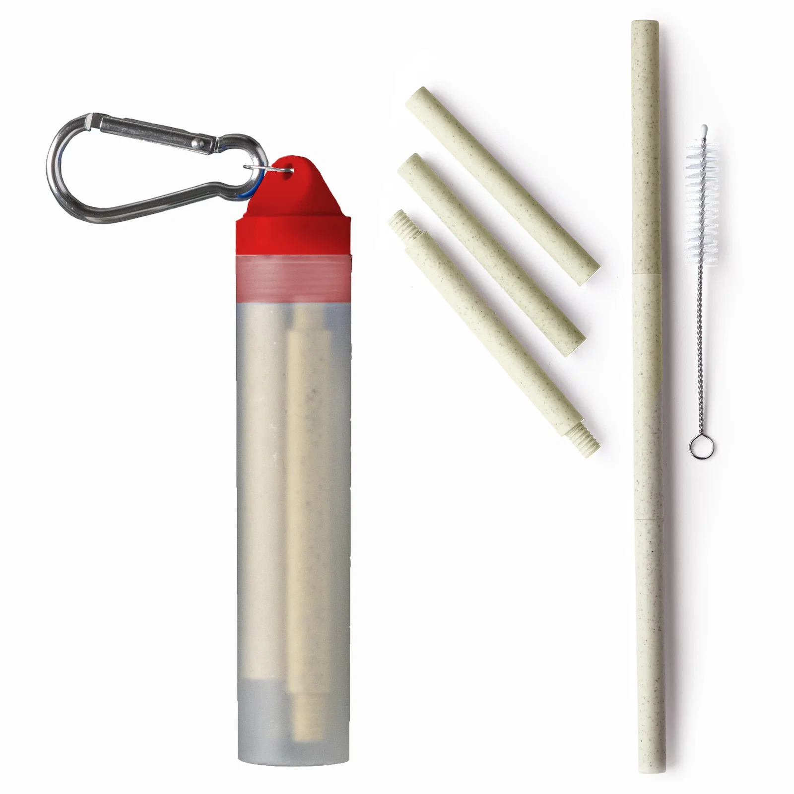 Wheat Straw Plastic Keychain Set — view 2