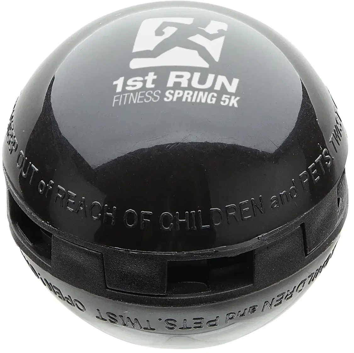 Whiff Fresh Linen custom branded scented air freshener ball with logo area