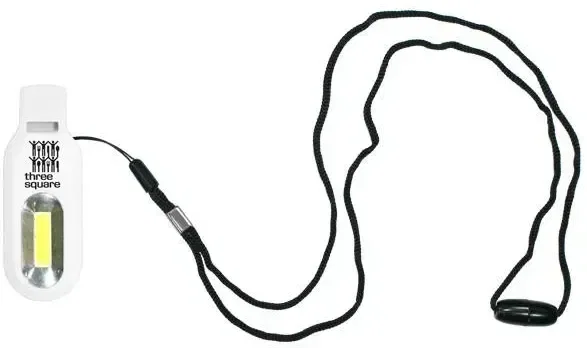 COB Light Whistle Lanyard with Logo - Promotional Safety Item — view 4