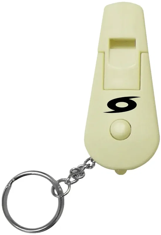 Whistle Keychain with LED Light — view 5