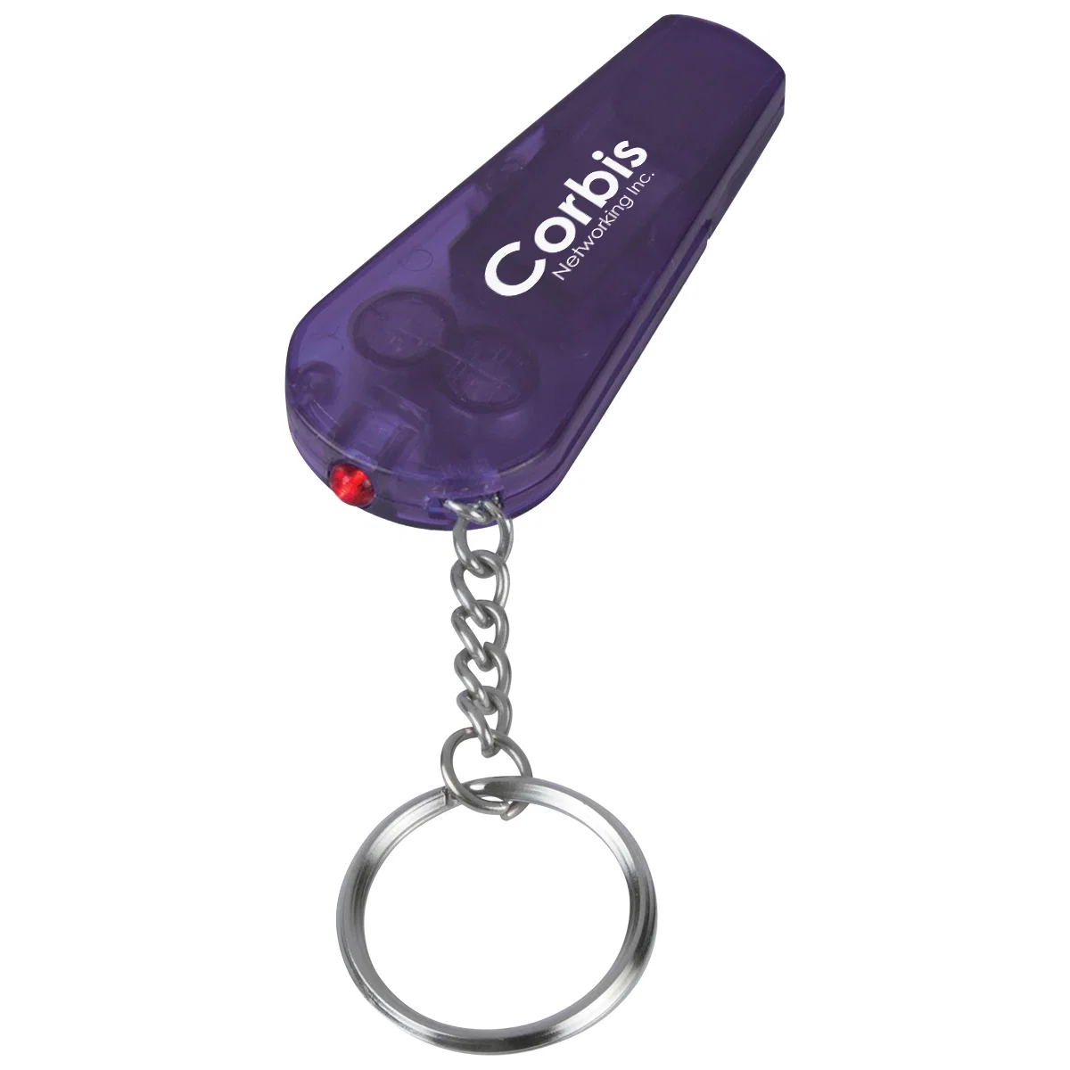 Purple version with the split ring attached
