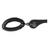 Whistle With Coil in Black