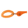 Whistle With Coil in Orange