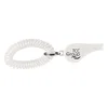 Whistle With Coil in White