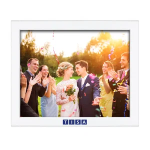 White and Silver Composite Picture Frame